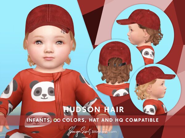 Charming Hudson Hair for Infants Sims 4 CC