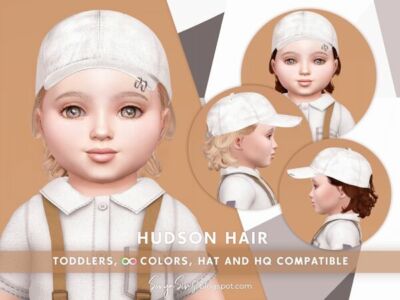 Charming Hudson Hair for Toddlers Sims 4 CC