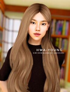 Hwa-Young Sim Download Sims 4 CC