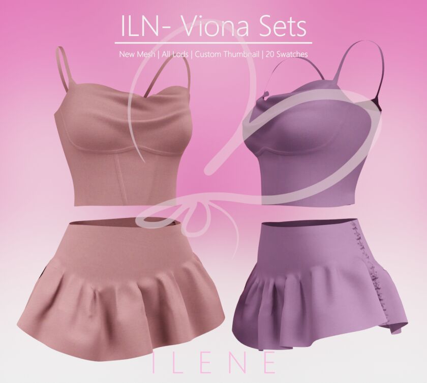 Stylish Viona Sets for Everyday Wear Sims 4 CC