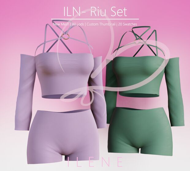 sims 4 cc iln riu set 2