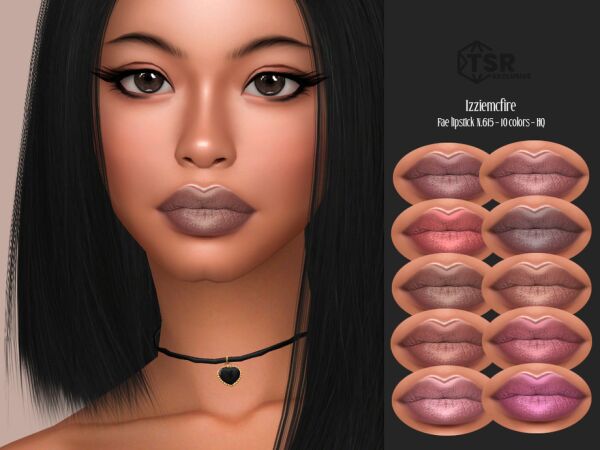 IMF FAE Lipstick N.615 by Izziemcfire Sims 4 CC