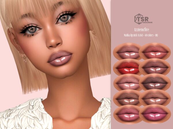 IMF Malika Lipstick N.618: A Must-Have for Your Collection Sims 4 CC