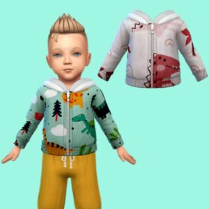 Adorable Infant Jacket for Boys Sims 4 CC