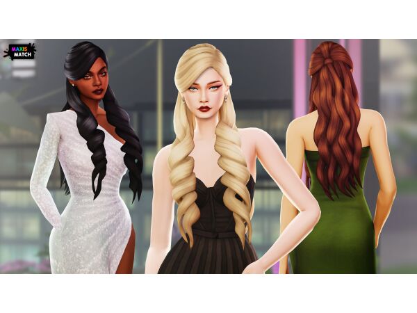 Stunning Jane Hairstyle for The Sims 4 Sims 4 CC