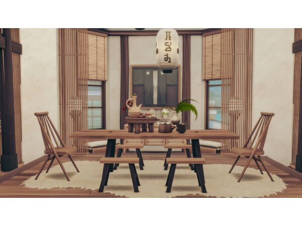 Japanese Apartment – 20, Culpepper House Sims 4 CC