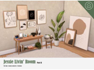 Jessie Livin’ Pack Part II Sims 4 CC