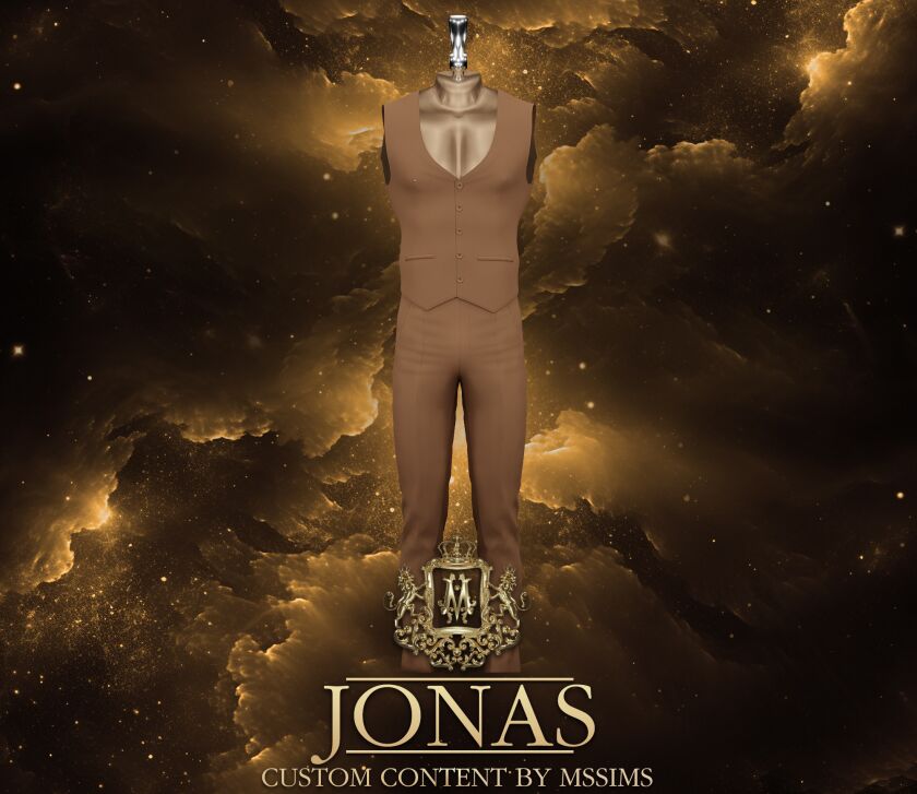 Stylish Jonas Men Outfit Sims 4 CC