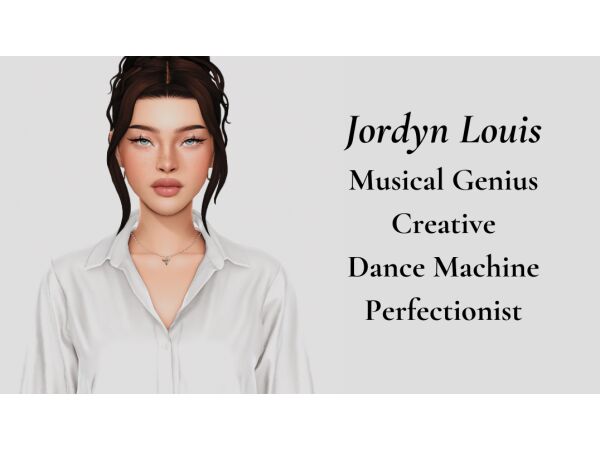 Jordyn By Miresaa Sims 4 CC