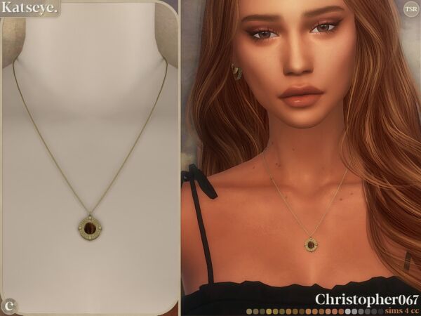 Stunning Katseye Necklace Design Sims 4 CC