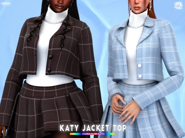 Katy Jacket Top – Brsims Sims 4 CC