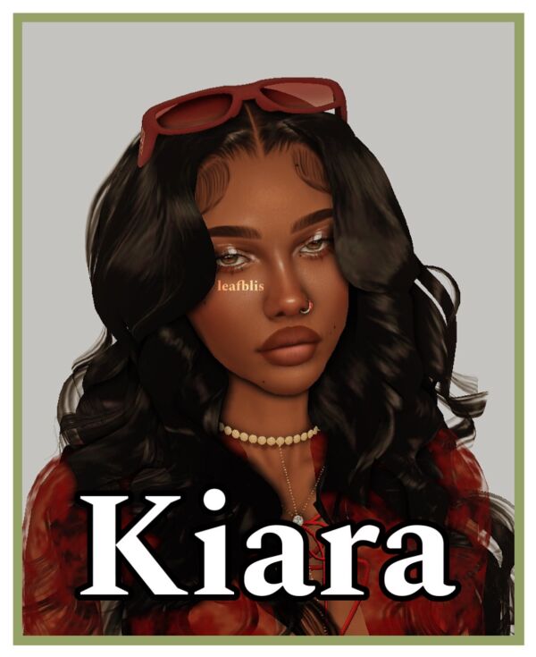 Kiara By Leafblis Sims 4 CC