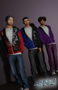 KIK IT Loose FIT for Male Sims Sims 4 CC