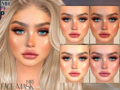 KIM Face Mask N113 – MagicHand Sims 4 CC