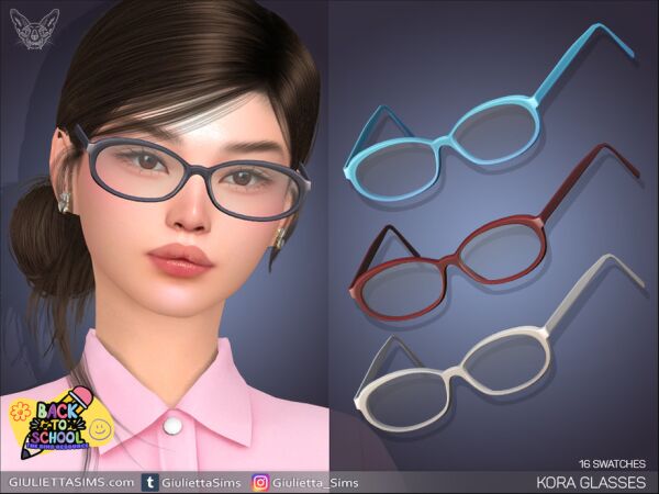 Stylish Kora Glasses Sims 4 CC