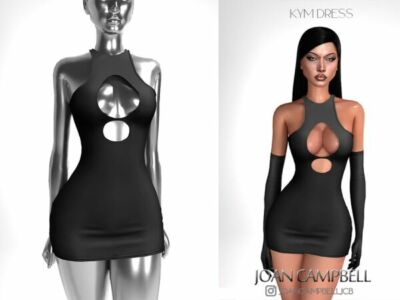 Stunning KYM Dress for Your Sims Sims 4 CC