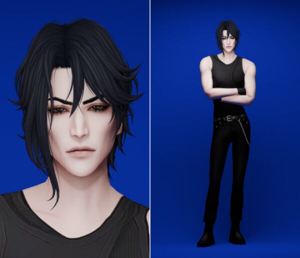 Lavenfur-Sim: The Ultimate Male Model Sims 4 CC