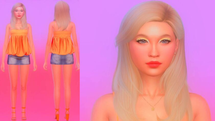 Leila Illes CC: Townie Makeover for Sims Sims 4 CC