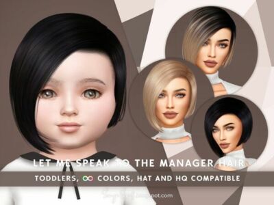 Stylish Todd Hair for All Ages Sims 4 CC