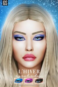 L’hiver Eyeshadow by Gorgeoussims Sims 4 CC