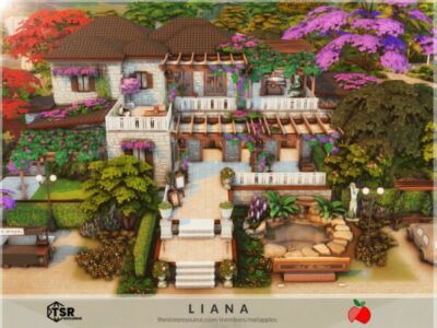 Liana Restaurant – No CC Sims 4 CC