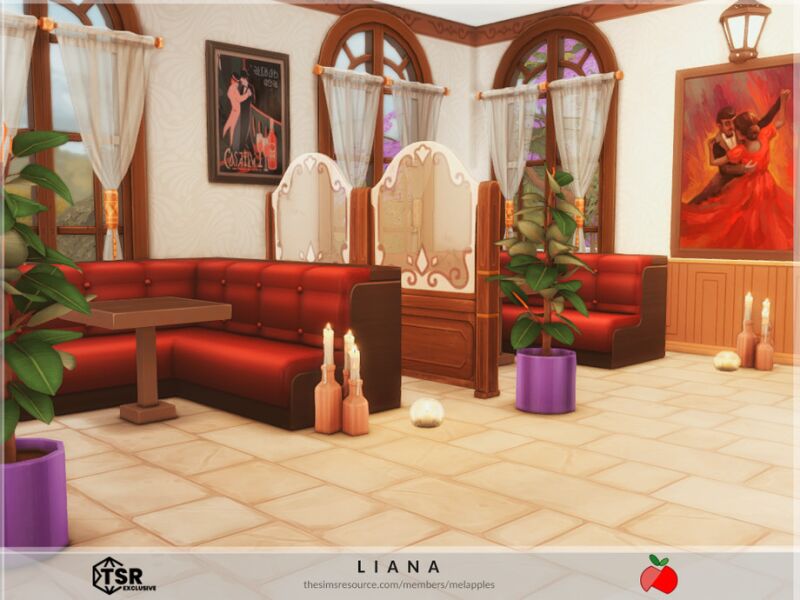 sims 4 cc liana restaurant no cc by melapples 4