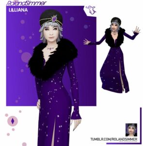 🌌 Meet Lilliana: Your Mystical Starry Queen! Sims 4 CC