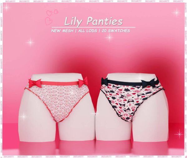 Lily Panties ♡ By Irisarity Sims 4 CC