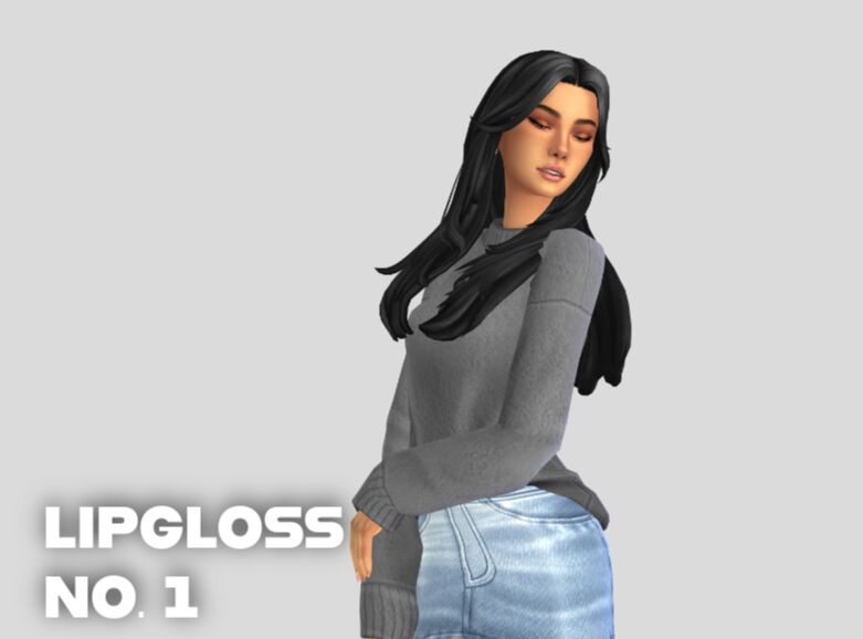 Lipgloss NO. 1🧸 Sims 4 CC