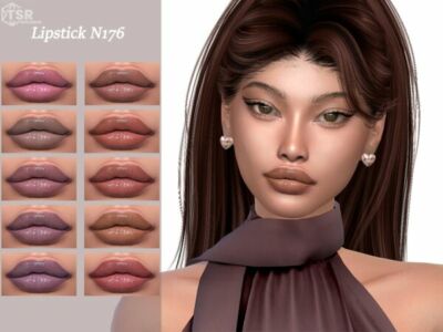 Lipstick N176 By Qlayla Sims 4 CC