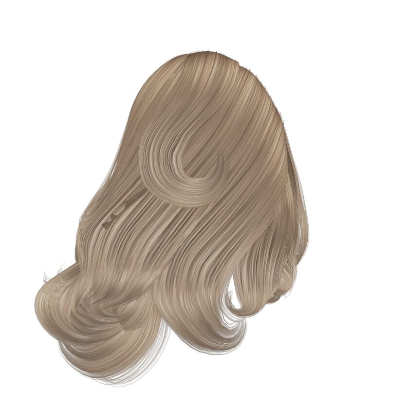 sims 4 cc long wavy hairstyle witj bangs aurum 3