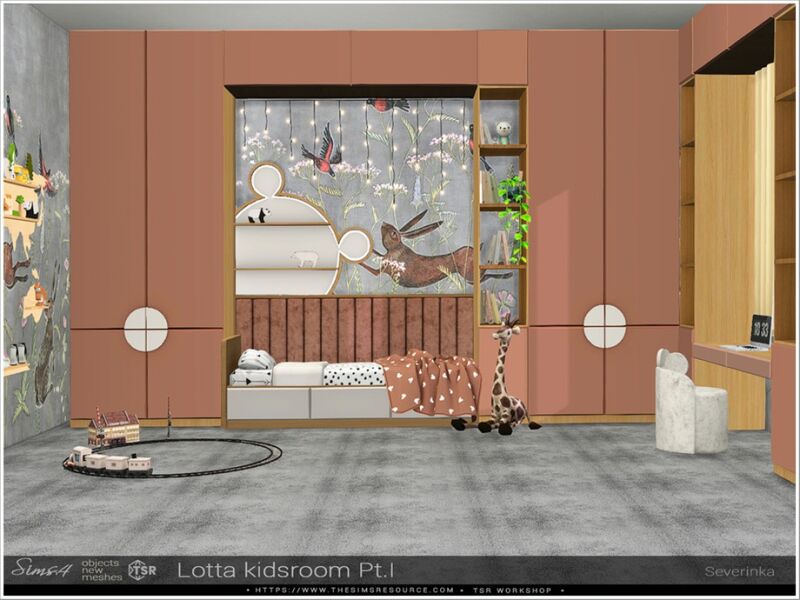 sims 4 cc lotta kidsroom pt i by severinka 3