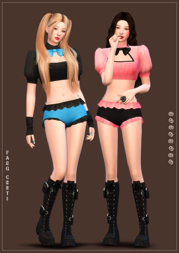 ‘LS – Born Pink’ Outfits Sims 4 CC