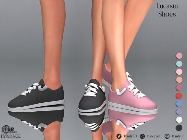 Lucasta Shoes by LVndrcc Sims 4 CC