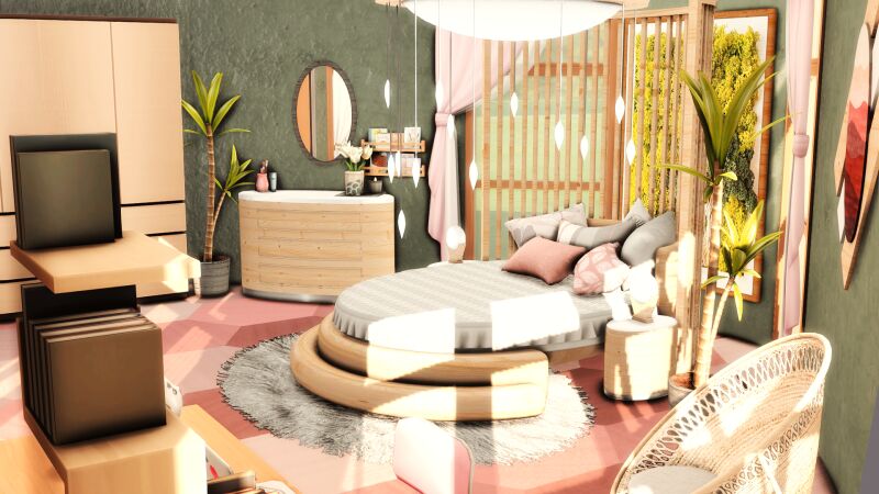 sims 4 cc lupita bedroom by miwisimsie 4