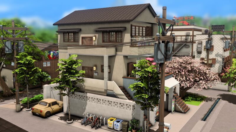 sims 4 cc manga store apartments by plumbobkingdom 4