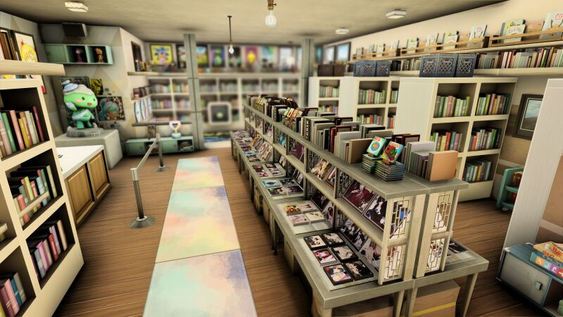 sims 4 cc manga store apartments by plumbobkingdom 5