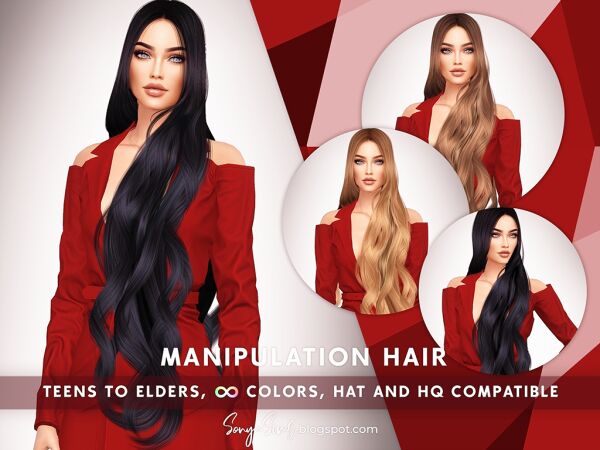 Stunning Long Curls for Your Sims Sims 4 CC