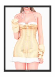 Mantra Dress and Gloves Accessory Sims 4 CC