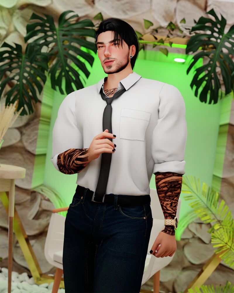 sims 4 cc martin male sim 2