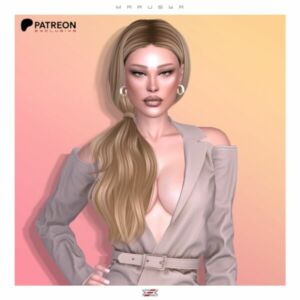 Marusya – Stylish Hairstyle by Lexelsims Sims 4 CC