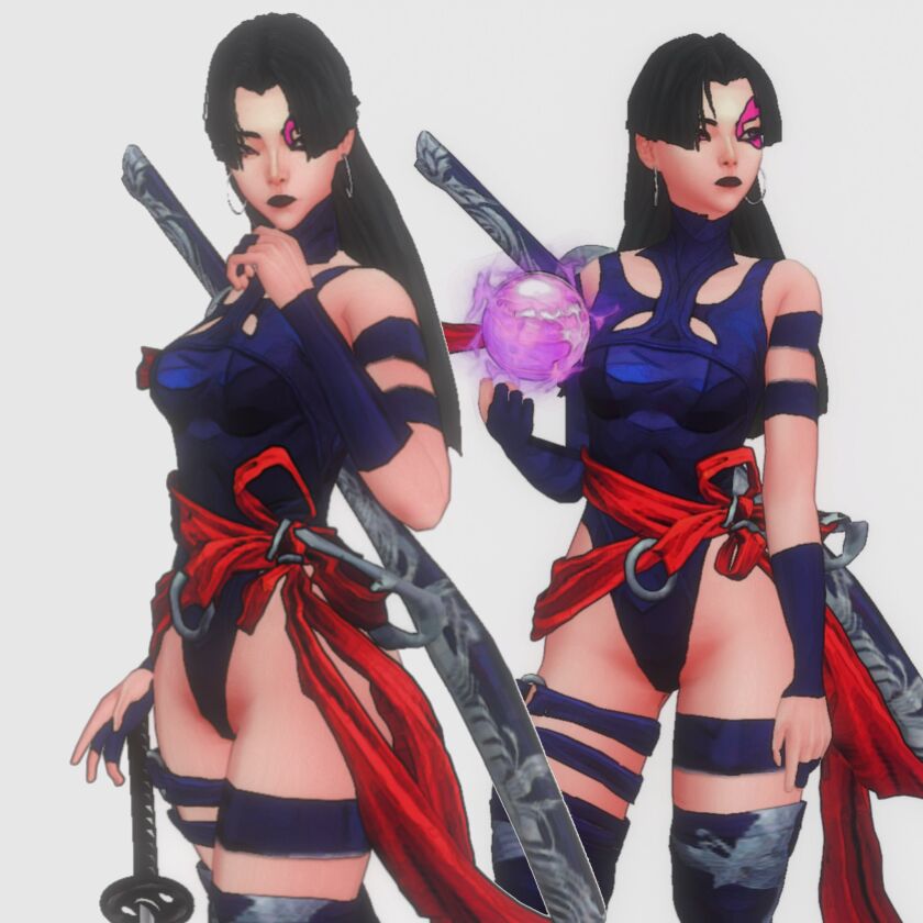 sims 4 cc marvel rivals psylocke vengeance 2