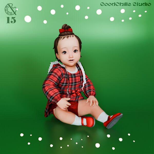 Maxis Match December’s CC 2024 for Infants Sims 4 CC