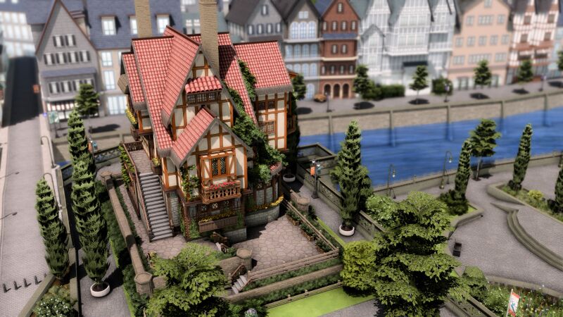 sims 4 cc medieval teen house by plumbobkingdom 4