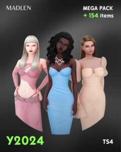 Mega Pack – Year 2024 By Madlen Sims 4 CC