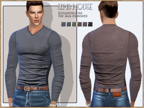 Men’s Long Sleeves by Sims House Sims 4 CC