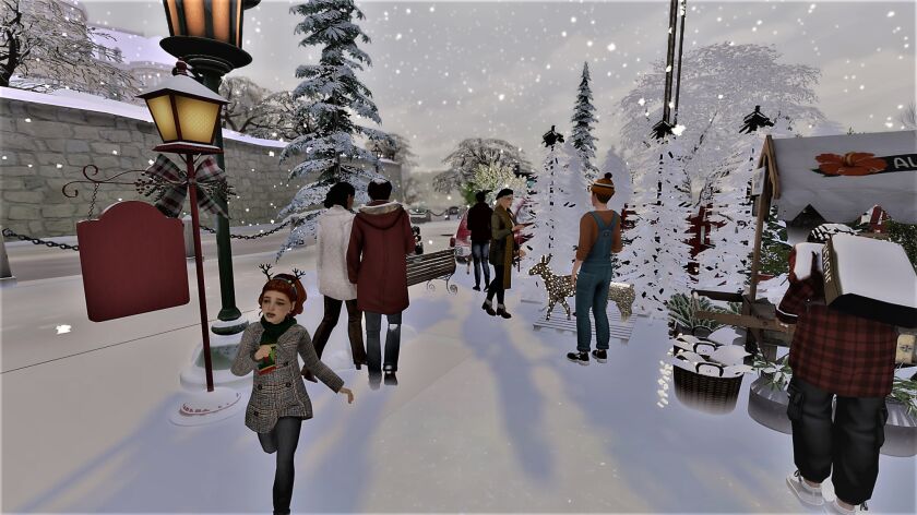 sims 4 cc merry christmas everyone christmas market can now 26