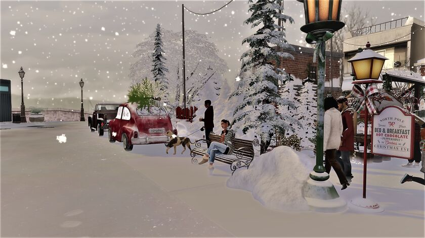 sims 4 cc merry christmas everyone christmas market can now 27