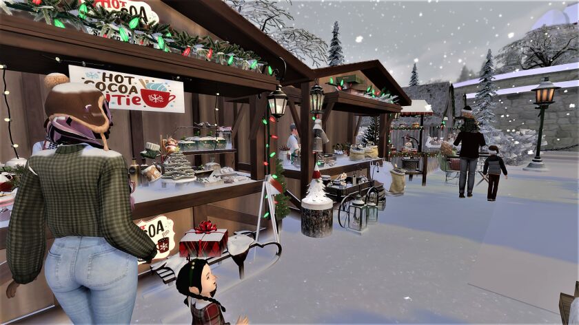 sims 4 cc merry christmas everyone christmas market can now 9