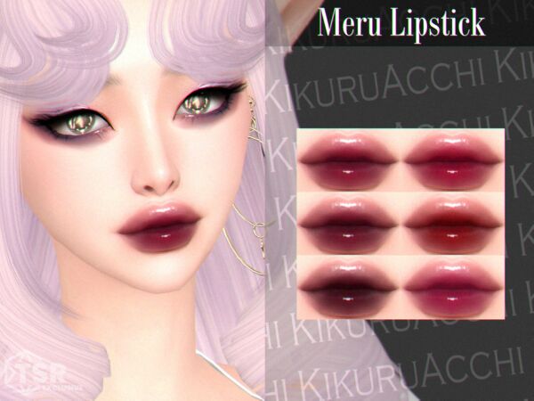 Meru Lipstick By Kikuruacchi Sims 4 CC